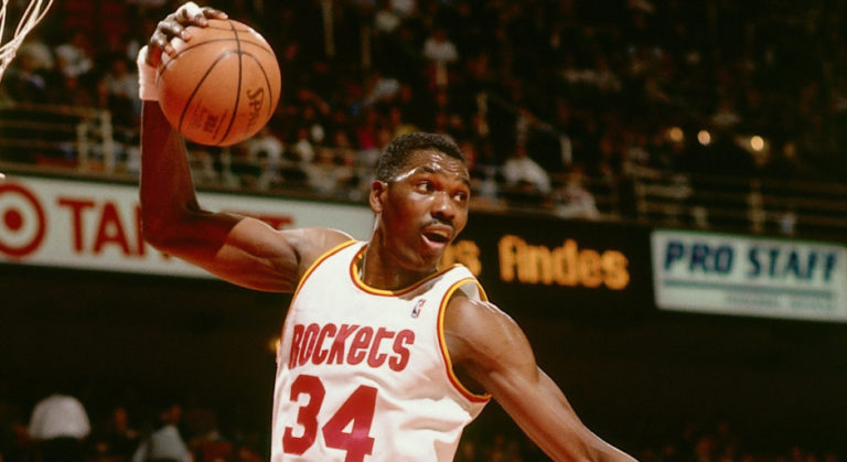 hakeem olajuwon starting lineup