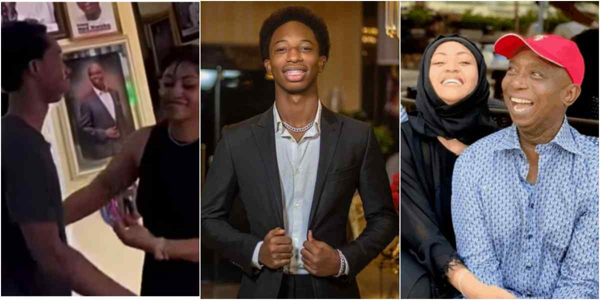 “You deserve better” – Video of Ned Nwoko’s son consoling Regina Daniels amid clash with his father trends