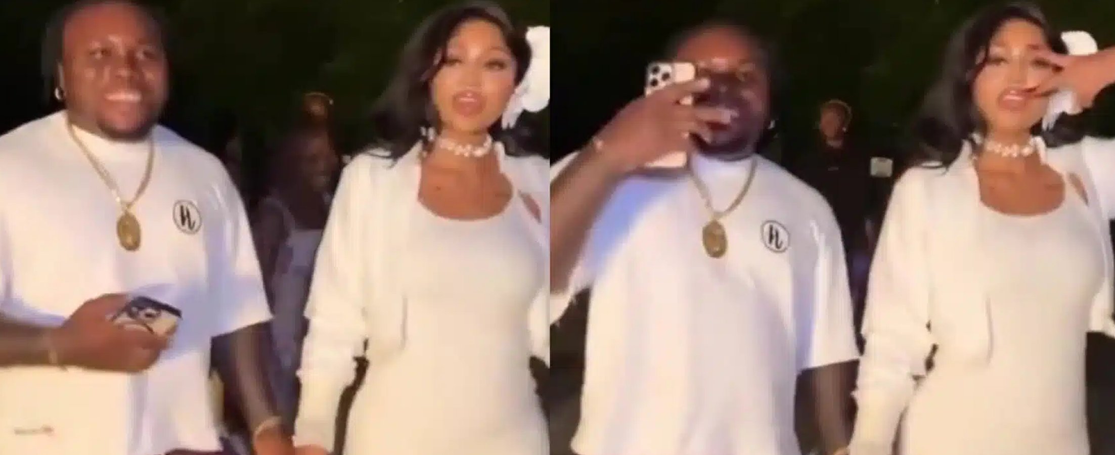 Watch As Regina Daniels Steps Out With Another Man Amid Marital Crisis With Ned Nwoko