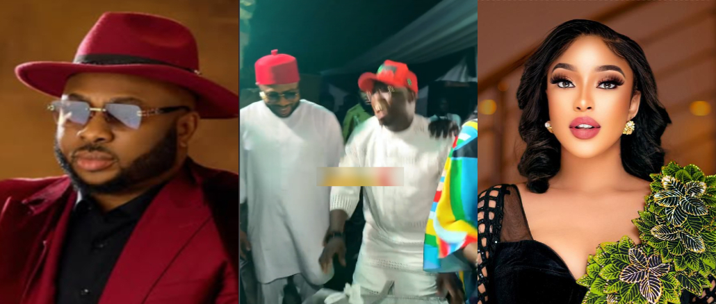 “Tonto Dikeh Carries Grace”- Churchill Turns Heads At Star-Studded Naming Ceremony