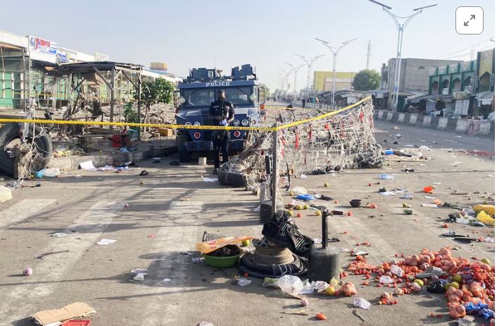 Suspected suicide bomb attacks kill at least 23 in Nigeria’s Maiduguri