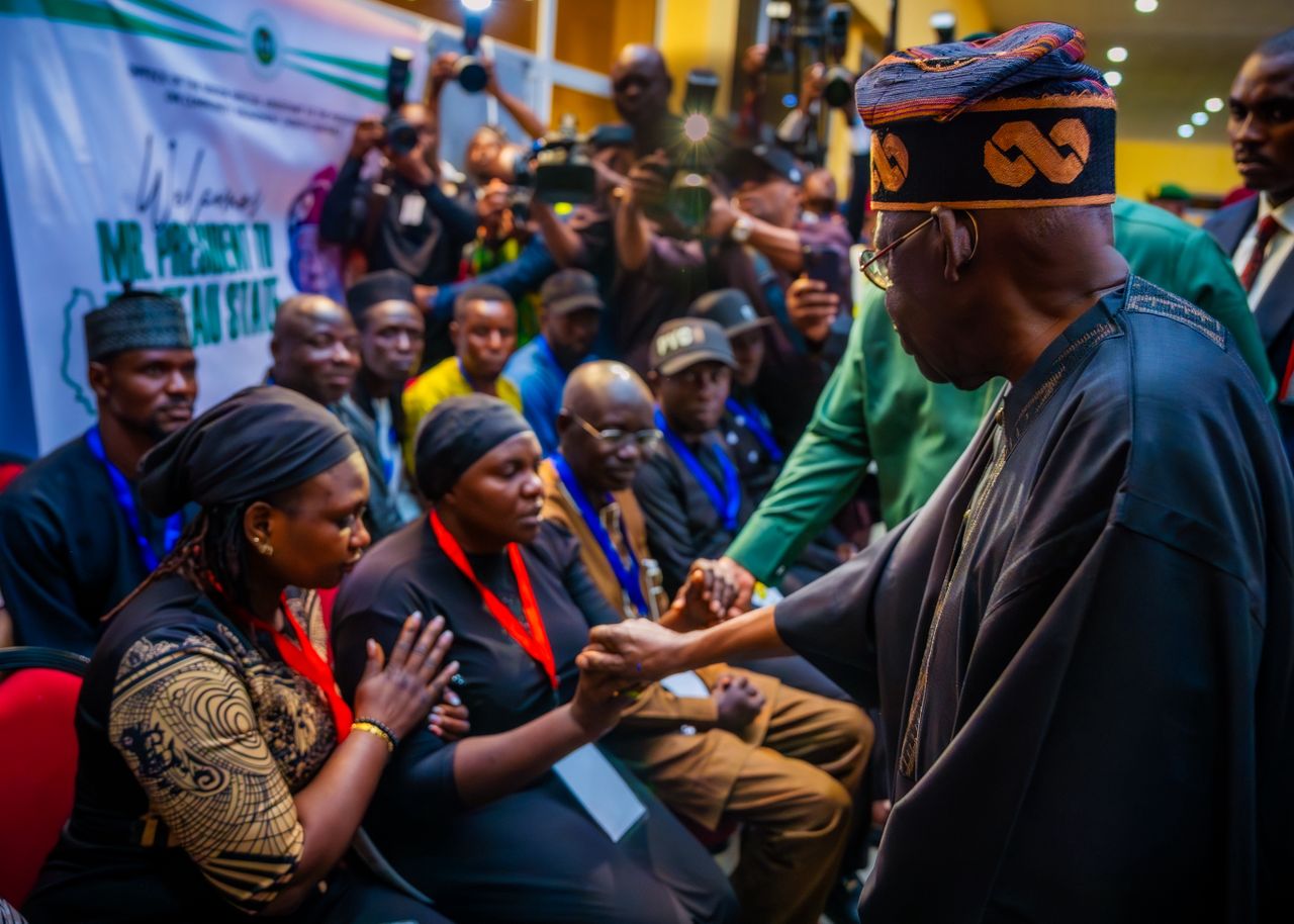 Why Tinubu consoled Plateau victims at Jos airport — Presidency