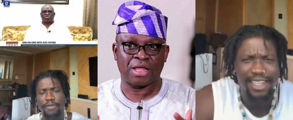 “God Will Pun!$h You” -VeryDarkMan Accuses Fayose of Trying to Cover Up Tinubu’s Failures
