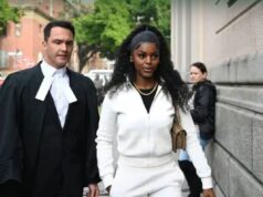 Security Intervenes As Crowd Assaults Chidimma Adetshina Outside South African Court