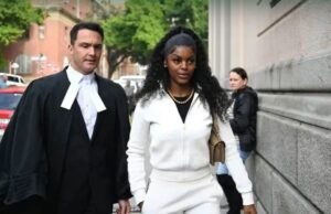 Security Intervenes As Crowd Assaults Chidimma Adetshina Outside South African Court