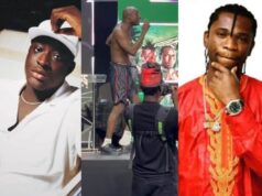 Carter Efe strips to his underwear as he clashes with Speed Darlington (Video)