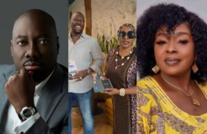 Obi Cubana gifts Rita Edochie a new Samsung Galaxy Z following mockery over her old phone (Video)