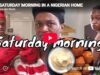 Saturday morning in a Nigerian home
