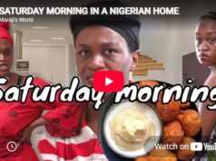 Saturday morning in a Nigerian home