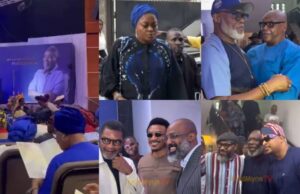 Nollywood stars honour late Olu Jacobs at his Night of Tributes (Video)