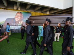 VIDEO: Nollywood legend Olu Jacobs buried in Lagos